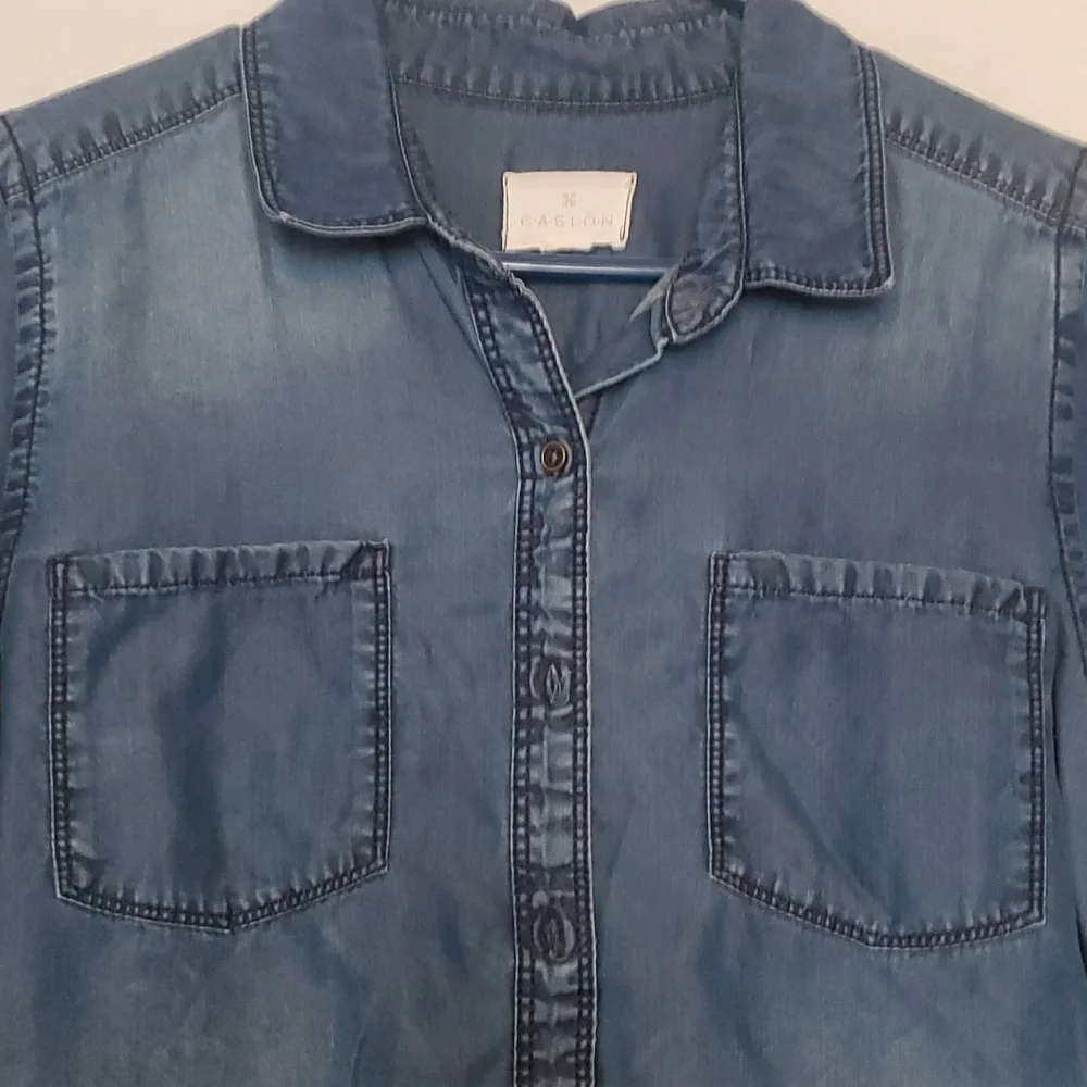 Caslon denim look top - Picture 2 of 6